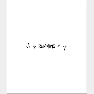 Running ecg Posters and Art